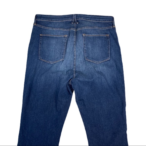 Good American Women’s Good Straight High Rise Stripe 24 Blue - Picture 8 of 14